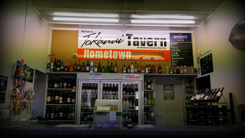 Tapanui Bottle Store Open Cold Beer Gin Wine Catlins NZ